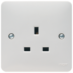 Hager WMS81 Unswitched Socket 13A