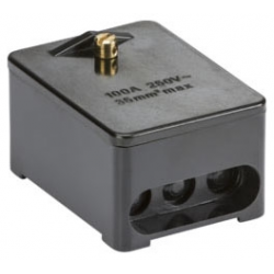 100A 1 x 5-Way (Single Pole) Service Connector Block